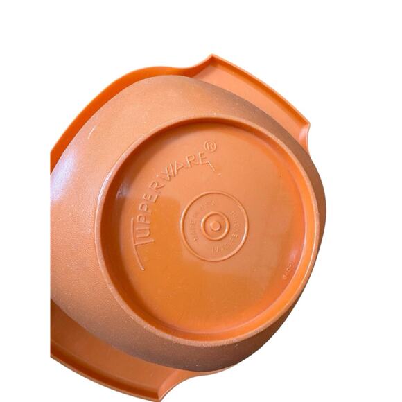 VTG Tupperware Bowls (4) Seal N Serve Harvest Colors 1436 + Orange Kitchen + Lid - Picture 6 of 8